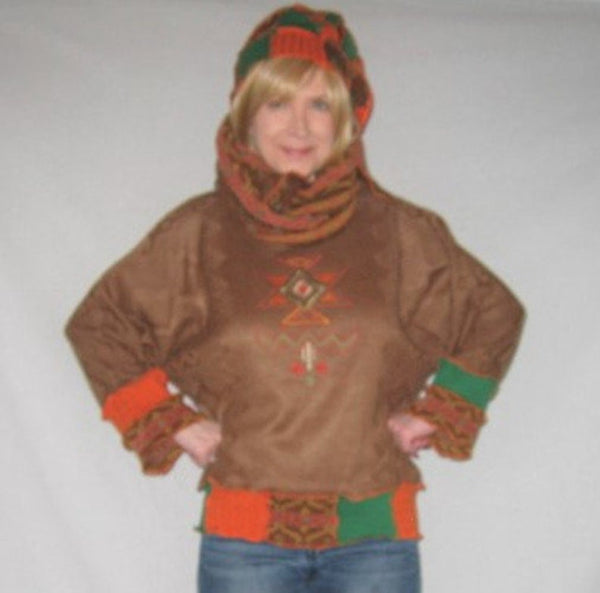 Sweater Scarf & Elf Hat Set