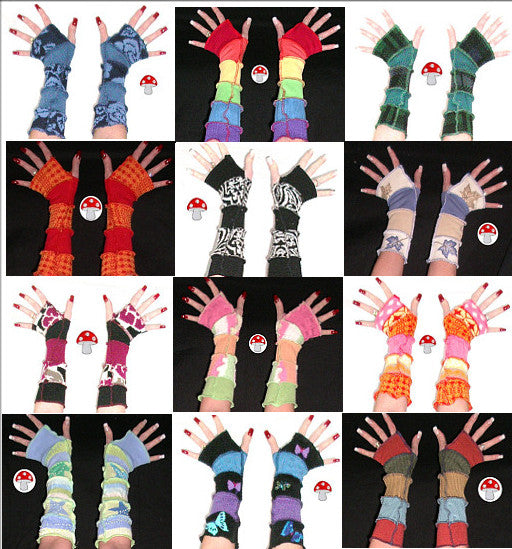 12 Pairs (One Dozen) Katwise Inspired Arm Warmers Grab Bag I Pick The Colors Great For Gift Giving Ladies Groups Wholesale Only 8.25 Each!