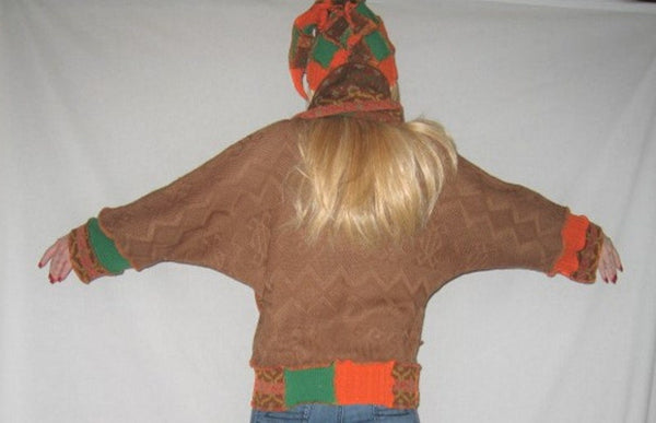 Brown Batwing Sweater